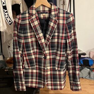 Tommy Hilfiger Multicolor Plaid Blazer